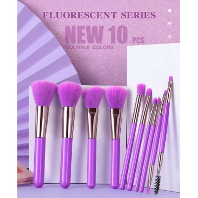 10 PCS of Professional Makeup Tools Hot-selling Cosmetic Makeup Brush