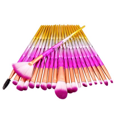 Private label 10 PCS of Professional  Hot-selling Cosmetic Diamond Brush  Makeup Tool