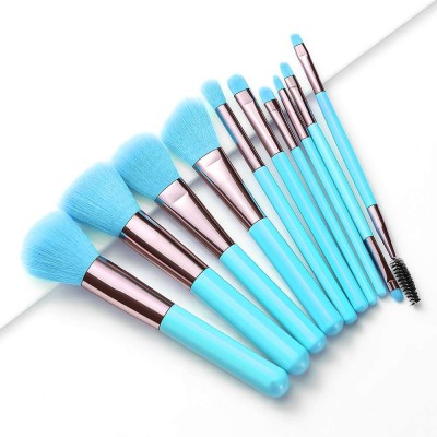 Private label 10 PCS of Professional  Hot-selling Cosmetic Lip gloss Brush  Makeup Tool