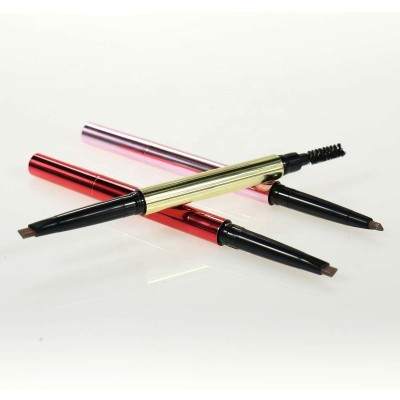 Professional Makeup Micro Brow Pencil Dual Ended With Mechanical Brow Pencil Spoolie Brush Vegan Formula Eyebrown Pencil