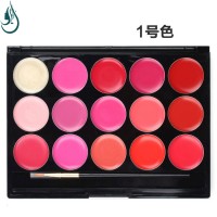 Hot sale high quality makeup lip stick plate 25 colors private label waterproof lipstick palette