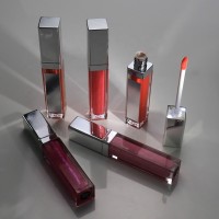 Wholesale Private Label vegan lip gloss waterproof long lasting matte liquid lipstick LED and Mirror tube lip gloss