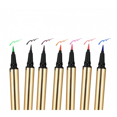 Colorful Infallible Super Slim Long-Lasting Liquid Eyeliner Ultra-Fine Felt Tip Quick Drying Formula Glides on Smoothly Eyeliner